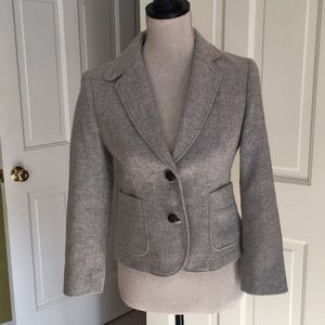 Banana Republic Grey Wool Blazer